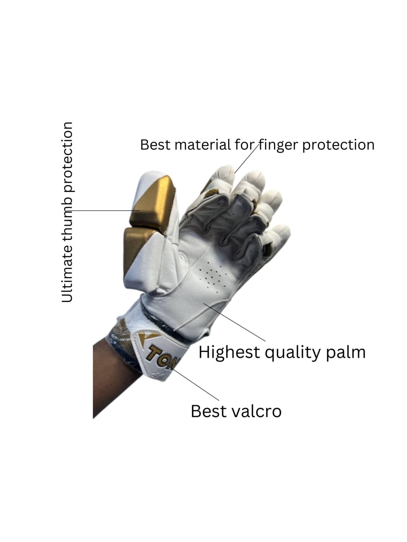 TON Golden Edition Batting Gloves