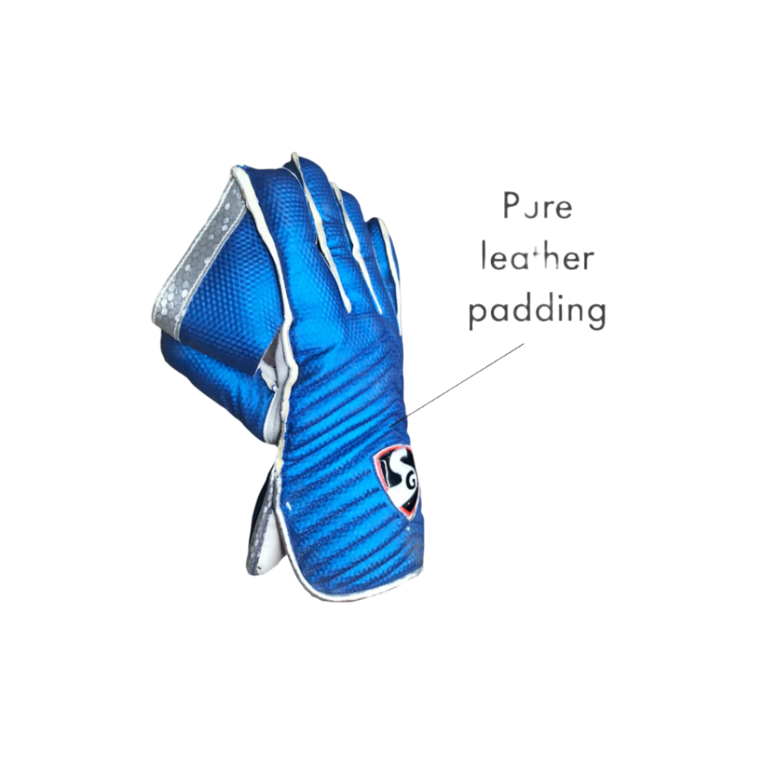 SG Electro Blue Keeping Gloves